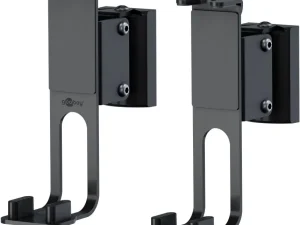 Set suport difuzor de perete Sonos One /Sonos One SL /Sonos Play:1 negru Goobay 70829