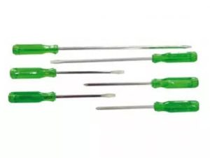 Set surubelnite cu tija patrata - 6 Piese plate 3.5x75 5x100 5x150 6x200 mm cruce PH1x75 PH2x100 mm MEGA