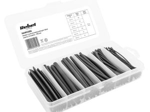 Set tuburi termocontractabile 10cm negre 170buc
