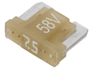 Siguranta 7.5A 58VDC auto 11mm aliaj de staniu ESKA 341726-58V