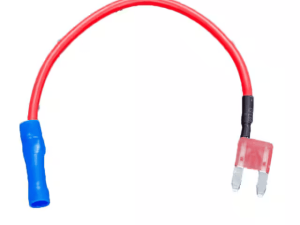 Siguranta MINI 10A 32VDC auto 10.9mm Mini cu cablu conector OPTIFUSE ANM-W-10A-16R