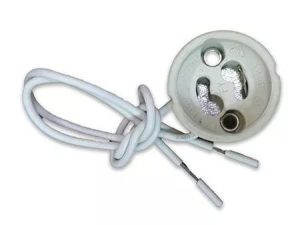 Soclu ceramic GU10 suport cu fir V-TAC
