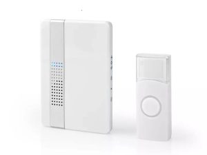 Sonerie fara fir 300m 36 melodii 80dB IP44 alb Nedis