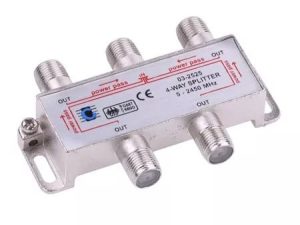 Spliter 4 cai power pass 5-2450Mhz Cabletech