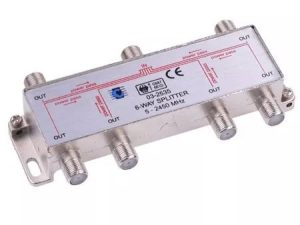 Spliter 6 cai power pass 5-2450Mhz Cabletech