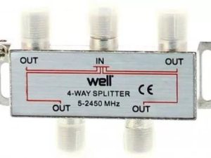 Splitter CATV 4 iesiri 5-2450Mhz Well