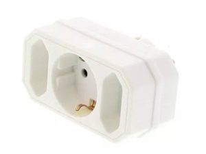 Stecher triplu mixt 1x SCHUKO +2x EURO Well