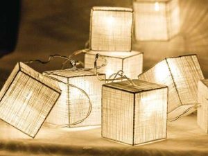 String Light Square 10 LED sir HQ