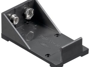 Suport baterie 1x 9V cu lamela pentru lipire negru 11995 Goobay