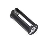 Suport baterie 3x AAA push rotund cu contacte pentru lipire