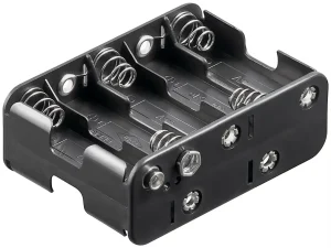 Suport baterii 10x AA R6 cu mufa Tip 9V 11469 Goobay