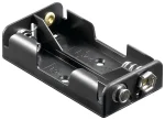 Suport baterii 2x AA R6 cu Conector Tip 9V 46904 Goobay