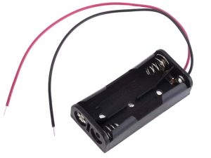 Suport baterii 2x AAA terminal cabluri 150mm COMF BH-421A
