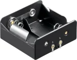 Suport baterii 2x D R20 cu Terminal de lipire Goobay 11033