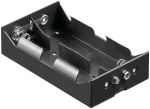 Suport baterii 4x D R20 cu conector tip 9V 11977 Goobay