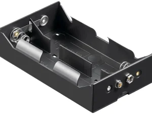 Suport baterii 4x D R20 cu conector tip 9V 11977 Goobay