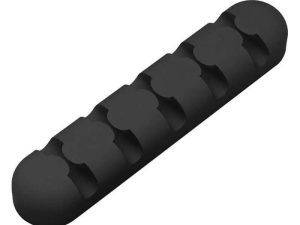Suport cabluri 5 locasuri Orico CBS5 negru 96x20x12mm