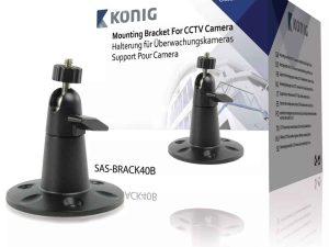 Suport camera montabila neagra Konig 80mm baza x 83mm lungime