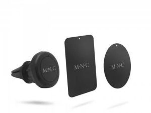 Suport magnetic universal cu fixare in gratarul de ventilatie M'N'C