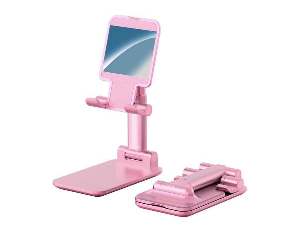 telefoane mobile Suport reglabil de birou pentru telefon si tableta Choetech H88-PK-HW roz