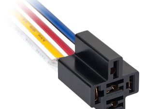 Suport releu auto 5 pini cu fire terminale PRE0008-1
