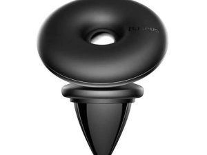 Suport telefon Baseus StarRing/Air Negru pentru grila de ventilatie auto