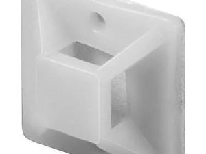 Suporti autoadezive pentru coliere plastic 19x19mm 100buc fixPoint