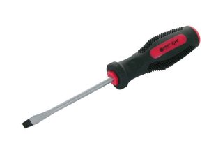 Surubelnita plata 6x150 varf magnetic din otel aliaj crom-vanadiu si maner cauciuc antiderapant MEGA 10047