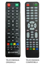 Telecomanda compatibila cu originalul pentru TV Vortex V24MFZHN (651)