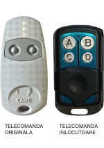 Telecomanda poarta garaj 2 butoane cod fix frecventa 433.92MHz Came Top 432EE compatibila cu originalul (804)