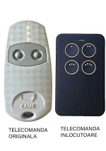 Telecomanda poarta garaj 2 butoane cod fix frecventa 862.35MHz Came Top 862EE compatibila cu originalul (807)