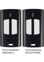 Telecomanda poarta garaj 2 butoane cod saritor frecventa 433.92MHz Beninca TO.GO2WV compatibila cu originalul (801)