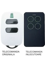 Telecomanda poarta garaj 2 butoane cod saritor frecventa 433.92MHz Dea GTi2 compatibila cu originalul (810/2)