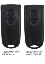 Telecomanda poarta garaj 2 butoane cod saritor frecventa 433.92MHz EcoStar Rsc2 compatibila cu originalul (812)