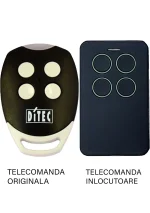 Telecomanda poarta garaj 4 butoane cod saritor frecventa 433.92MHz Ditec Gol 4C compatibila cu originalul (811)