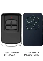Telecomanda poarta garaj 4 butoane T4301 Cod Saritor Compatibila cu automatizarile LINOMATIK si receptorul extern R5113 compatib