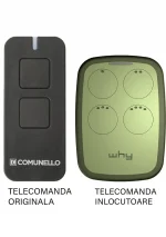 Telecomanda poarta garaj cu 2 butoane rolling cod frecventa 433.92MHz Comunnelo Victor 2RC compatibila cu originalul (808)