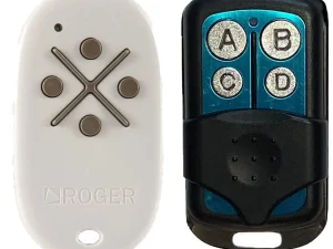 Telecomanda poarta garaj de 2 si 4 canale cod fix 433.92MHz Roger M80 compatibila cu originalul (846)