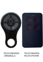 Telecomanda poarta garaj de 2 si 4 canale cod saritor 433.92MHz Key SUB44R compatibila cu originalul (825)