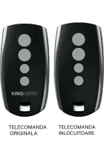 Telecomanda poarta garaj de 2 si 4 canale cod saritor 433.92MHz KingGates Stylo 4 compatibila cu originalul (826)