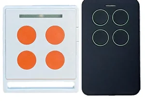 Telecomanda poarta garaj de 2 si 4 canale cod saritor 433.92MHz NICE ECCO5 WO compatibila cu originalul (842-1)