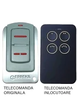 Telecomanda poarta garaj Erreka Iris de doua si patru canale/ cod saritor/ 433.92MHz sau 868.35MHz (813)