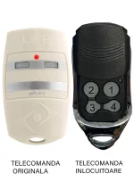 Telecomanda poarta garaj Life cu 4 canale BRAVO /BRAVO4 433.92MHz Codificare LIFE Auto Code (832)