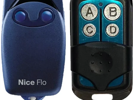 Telecomanda poarta garaj Nice Flo 2 R-S cu cod programabil 1024 de combinatii si DIP-SWITCH 433.92MHz /cu functie de autoinvatar