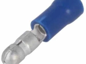 Terminal papuc rotund tata 4 mm 1.5/2.5 mm2 crimpat pe cablu albastru BM GROUP BM 00234