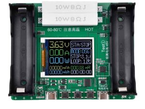 Tester 18650 cu display conector USB TYPE C