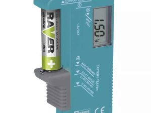 Tester baterii cu display digital AAA AA C D 9 V buton 1.5V VUNI D3 N0322 Emos