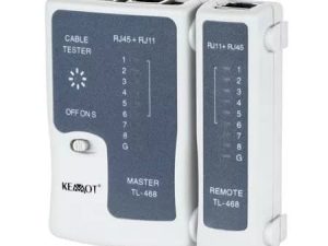 Tester cablu UTP RJ45 8p8c si telefon RJ11 4p4c Rebel