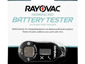 Tester Rayovac pentru baterii auditive zinc aer 10 /13 /312 /675 Ecran LCD