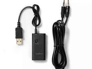 Transmitator audio wireless Nedis Bluetooth negru
